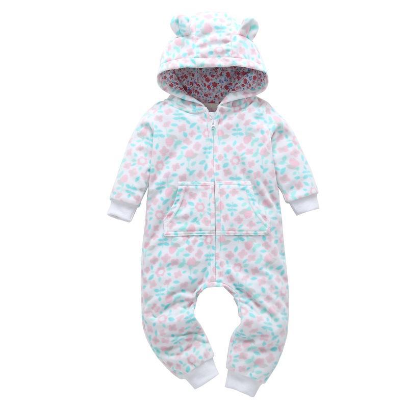 Long-sleeved Jumpsuit Velvet Baby Clothes Climbing Clothes