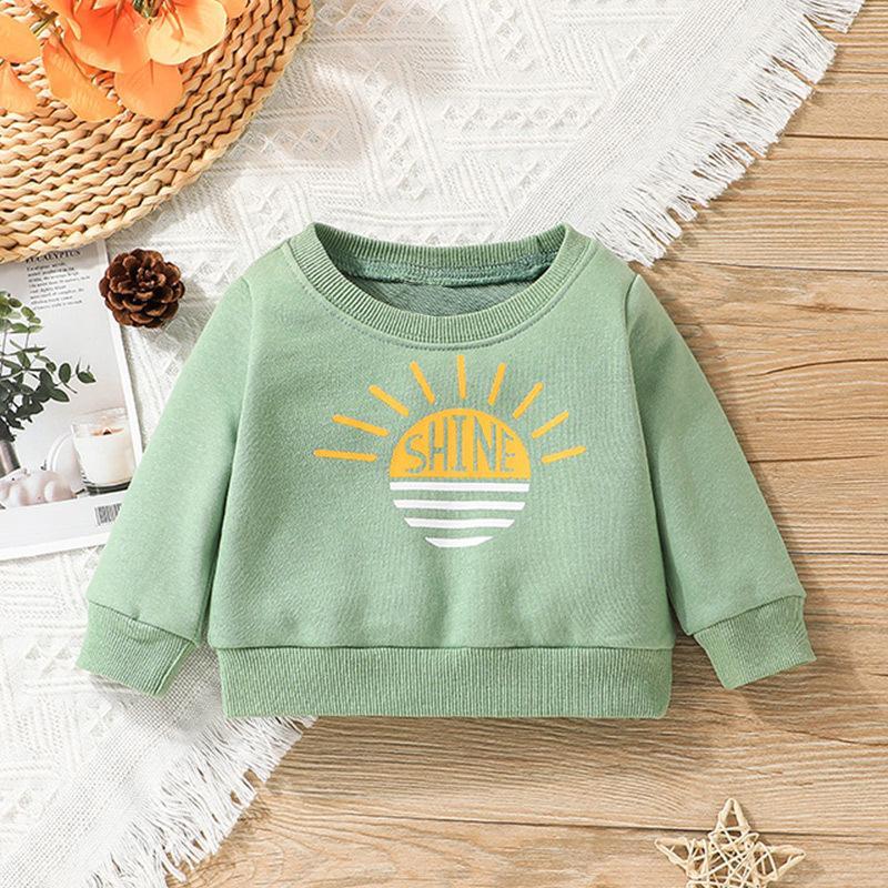 Children's Long Sleeve Crewneck Turtleneck Long Sleeve Tee