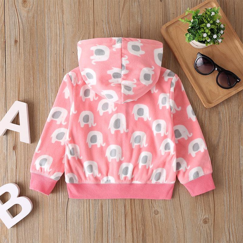 Children's Long Sleeve Zip Hooded Jacket