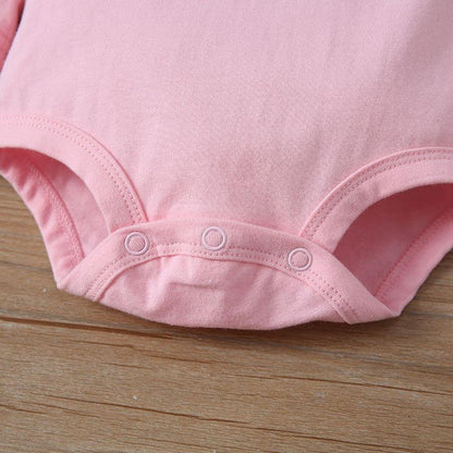 Polka Dot Infant Three-piece Climbing Suit T-shirt Pants Suit