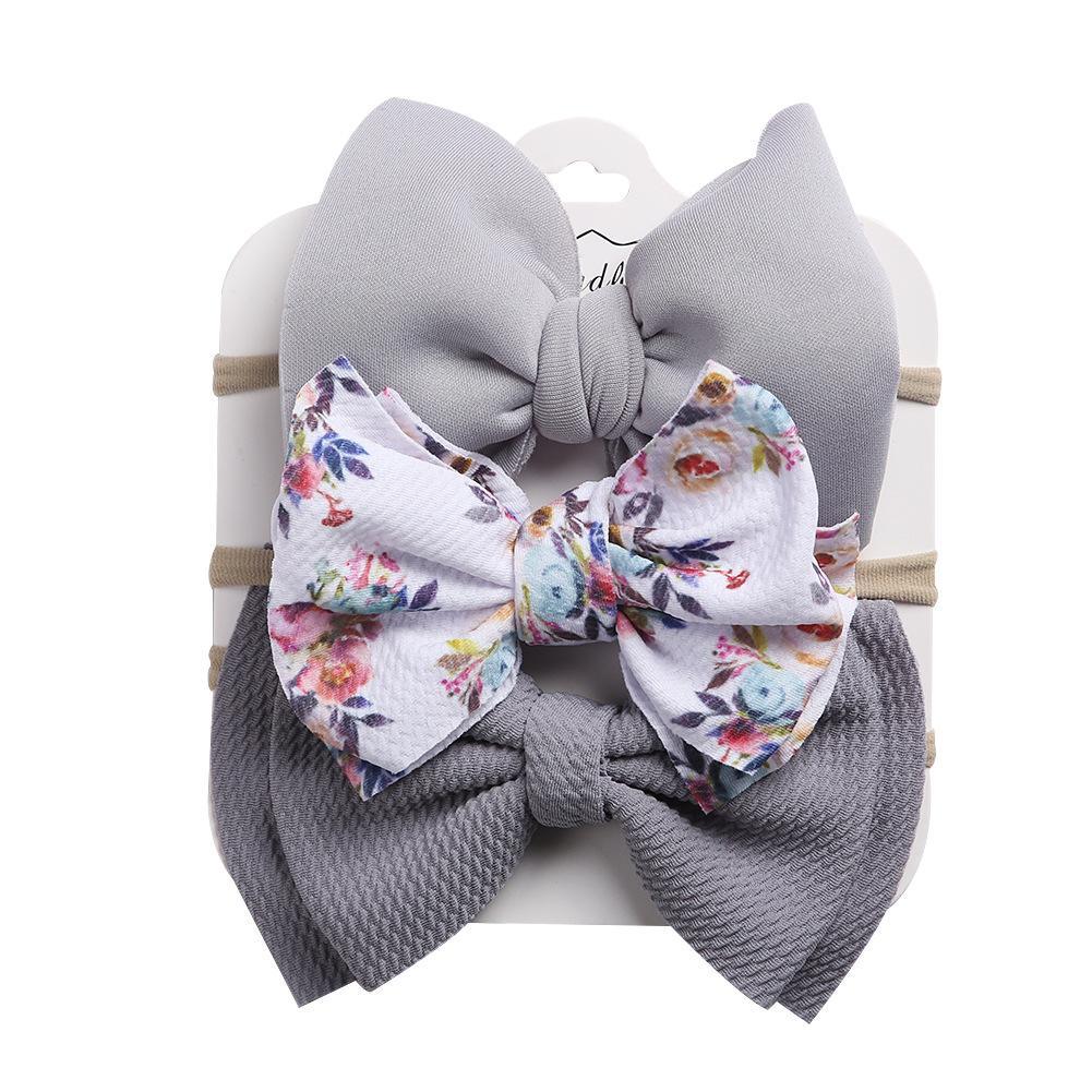 Children's Headdress Bow Hair Tie 3pcs/Set