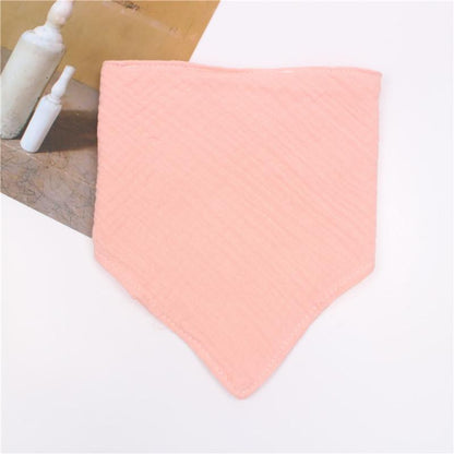 Children's Gauze Cotton Triangle Saliva Towel Baby Bib