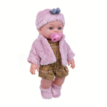 12-inch Lifelike Silicone To Comfort Simulated Reborn Baby Doll