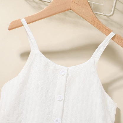 White fairy suspender dress