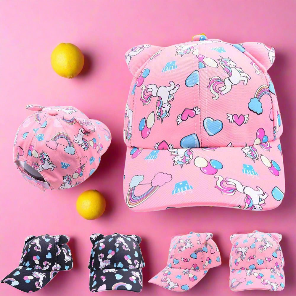 New Children's Unicorn Printed Baseball Cap