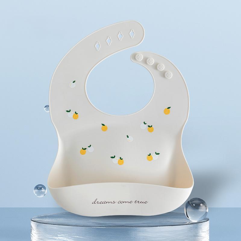 Baby Bib Waterproof Silicone Bib