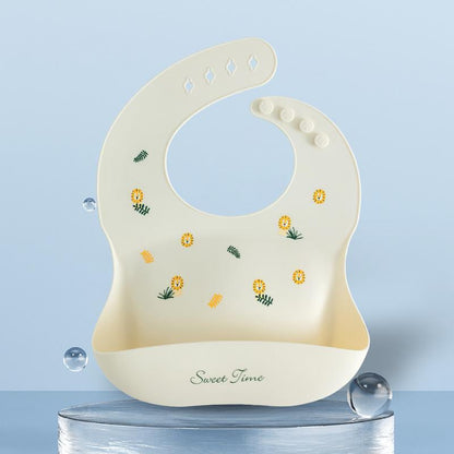 Baby Bib Waterproof Silicone Bib