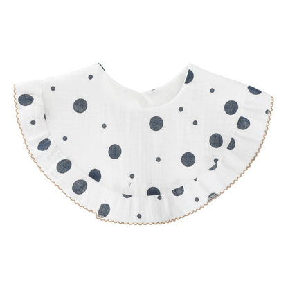 Baby Unisex Rainbow Love heart Polka dots Print Baby Bibs