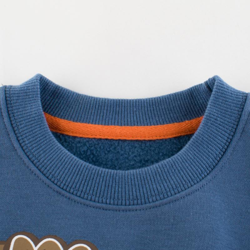 Children's Sweater Plus Velvet Boy Pullover