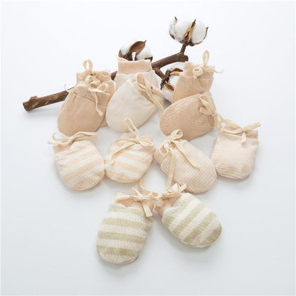 Baby Scratch-proof Gloves Breathable Cotton Protective Glove