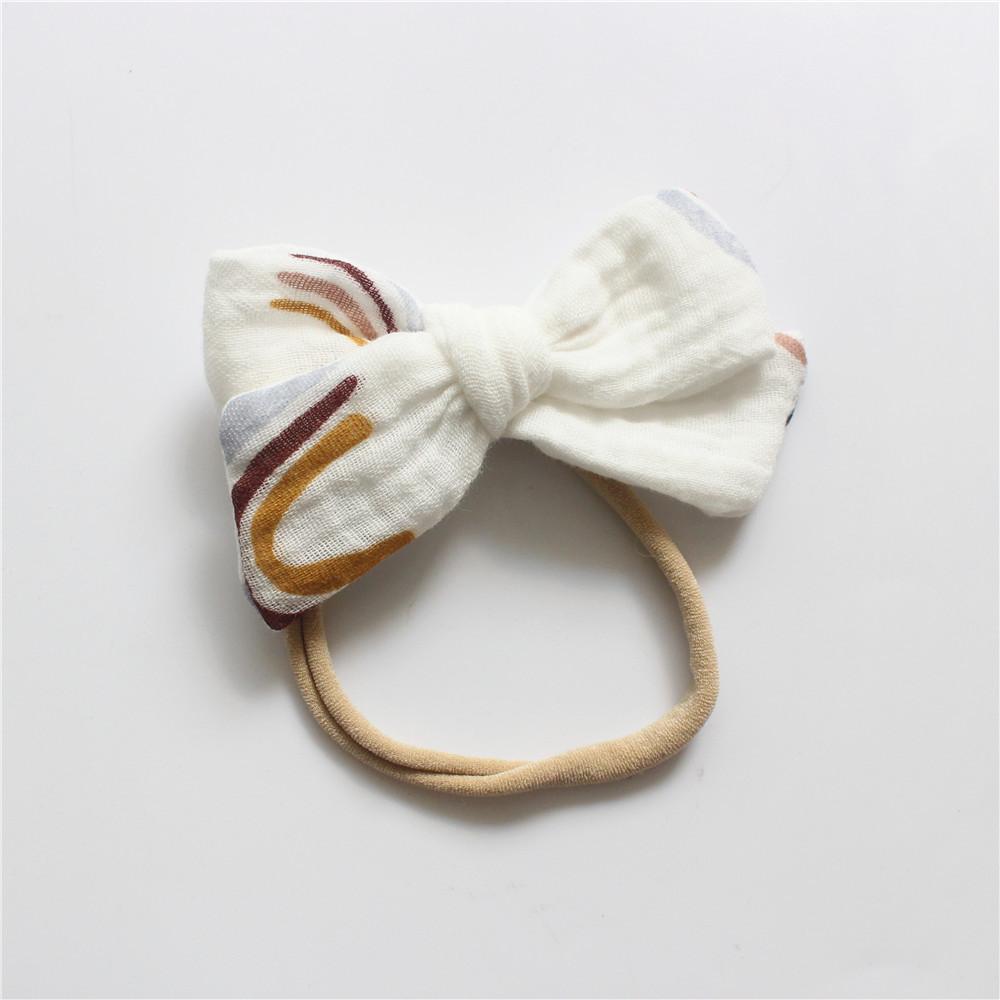 Baby Cotton Gauze Bow Hair Band Children's Hair Accessories