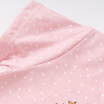 Children's short sleeved T-shirt girl's top cute pony clothes