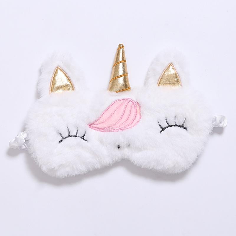 Unicorn Eye Patch Colorful Plush Eyeshade