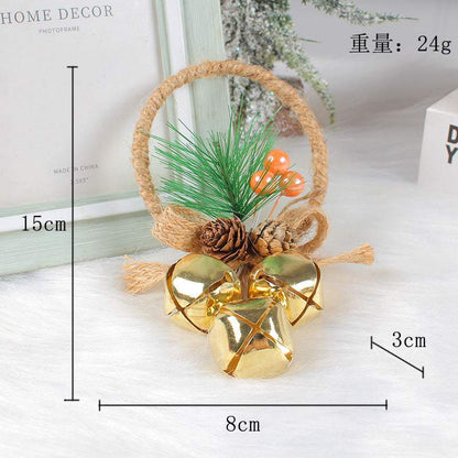 Christmas Bell Christmas Tree Bow Ornaments Decoration