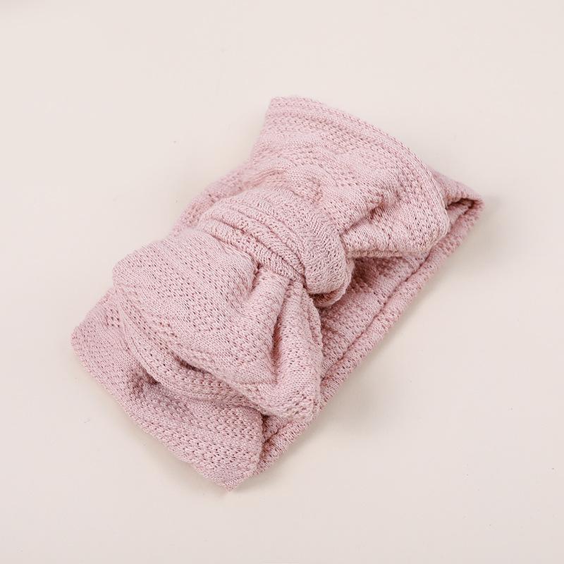 Children's Double Bow Knitted Hair Tape