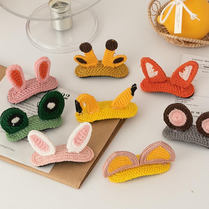 Girl's Sweet Wool Stereo Hairpin