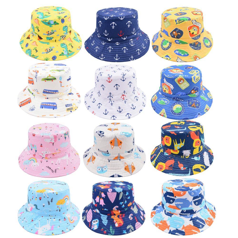 New Children's Cartoon Fisherman Hat Outdoor Sunshade