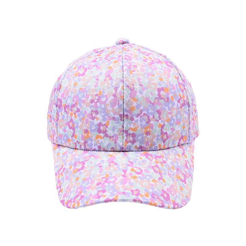 Children's Floral Pattern Baseball Cap