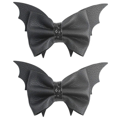 Black Bat Bow Children's Hairpin Halloween Funny Dress Up