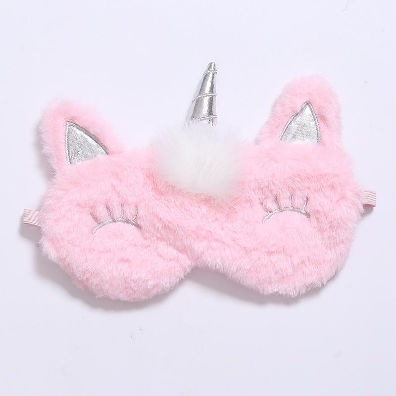 Unicorn Eye Patch Colorful Plush Eyeshade