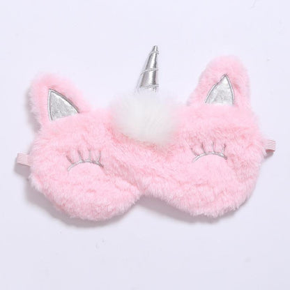 Unicorn Eye Patch Colorful Plush Eyeshade