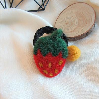 Cartoon Children's Fun CUTE Wool Hair Loop Hair Tie Rope