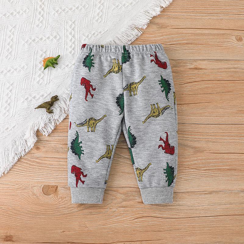 Children's Spring and Autumn Long Sleeve Hat Wear Pants Set