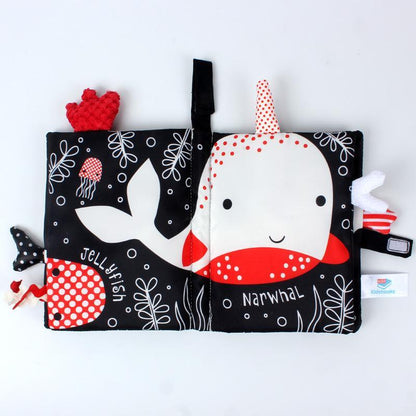 Baby Cloth Book, Stereoscopic Tail Can't Tear Books Toys