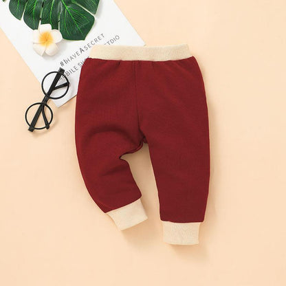 Children's Pullover Long Sleeve Pants Two-Piece Set