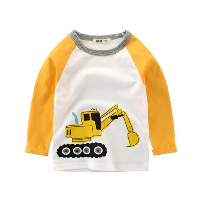 Boy's Long Sleeve Children's Tee Backing Shirt