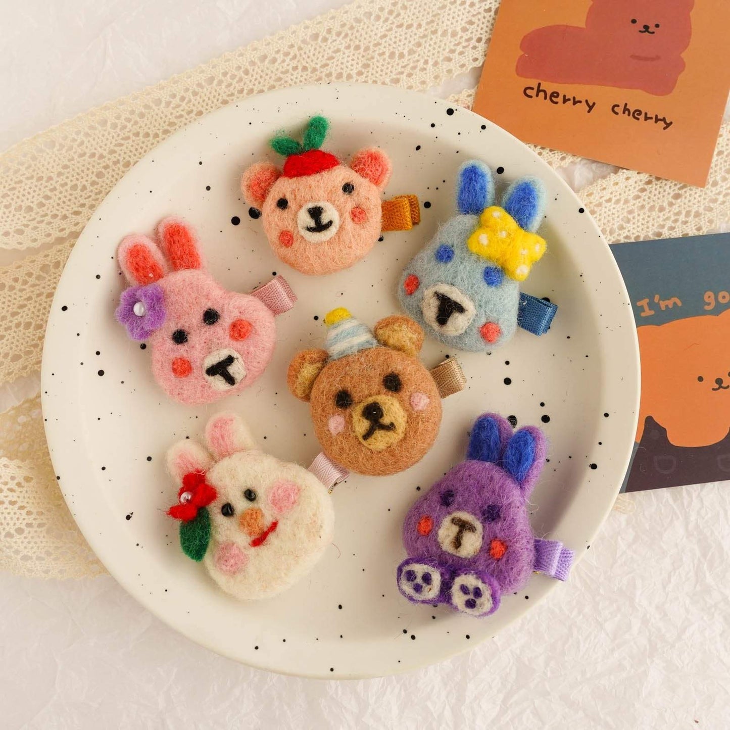 Children's Cartoon Animal Hairpin