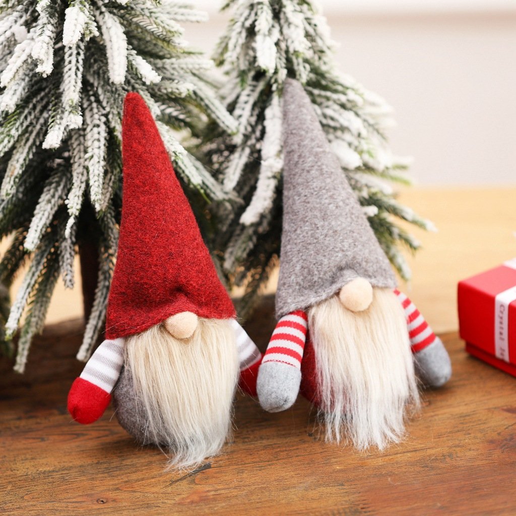 Christmas Decorations Faceless Doll Ornaments