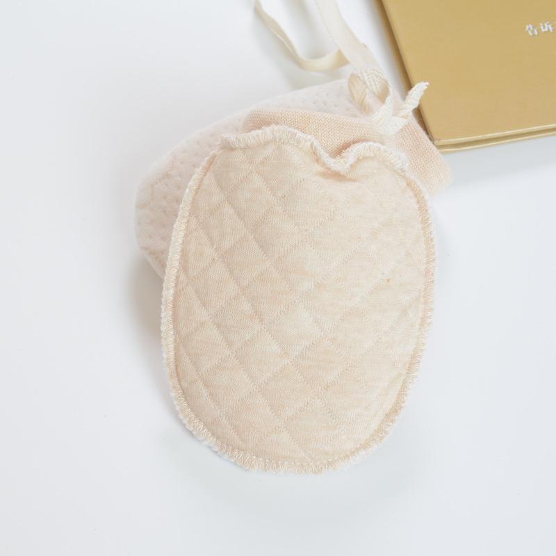 Baby's Thickened Anti-scratch Gloves with Rope