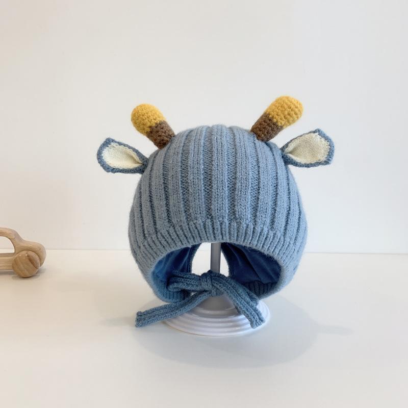 Baby Antler Ear Protection Hat Wool Hat