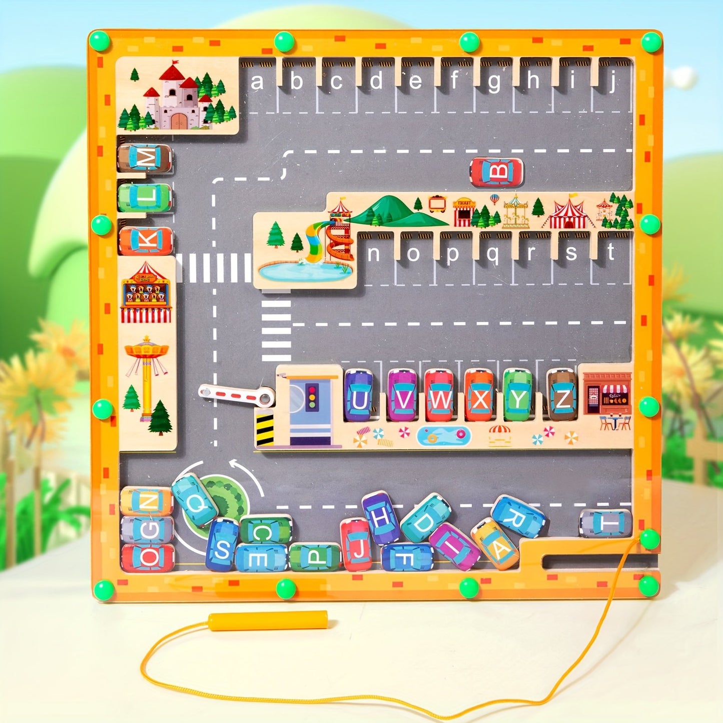 Magnetic Alphabet Maze Learning Toys