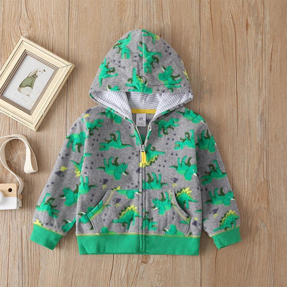 Children's Long Sleeve Zip Hooded Jacket