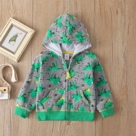 Children's Long Sleeve Zip Hooded Jacket