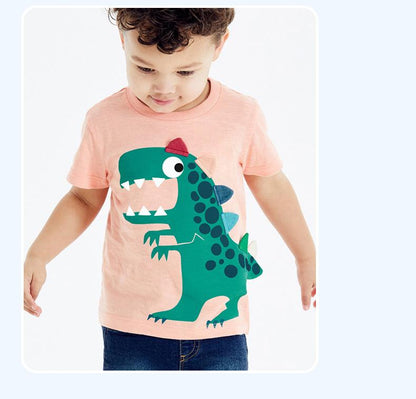 T-shirt boys' Knitted bottom shirt