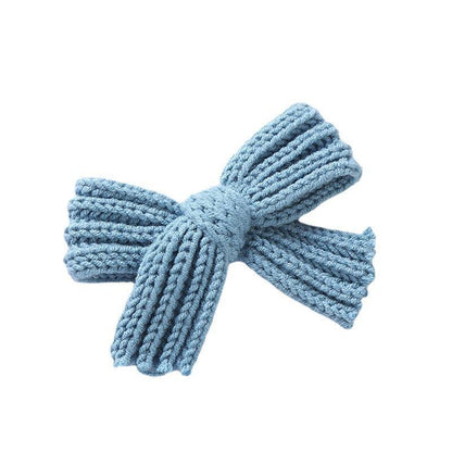 Children's Wool Bow Hairpin