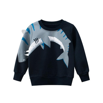 Children's Clothing Plus Velvet Baby Pullover