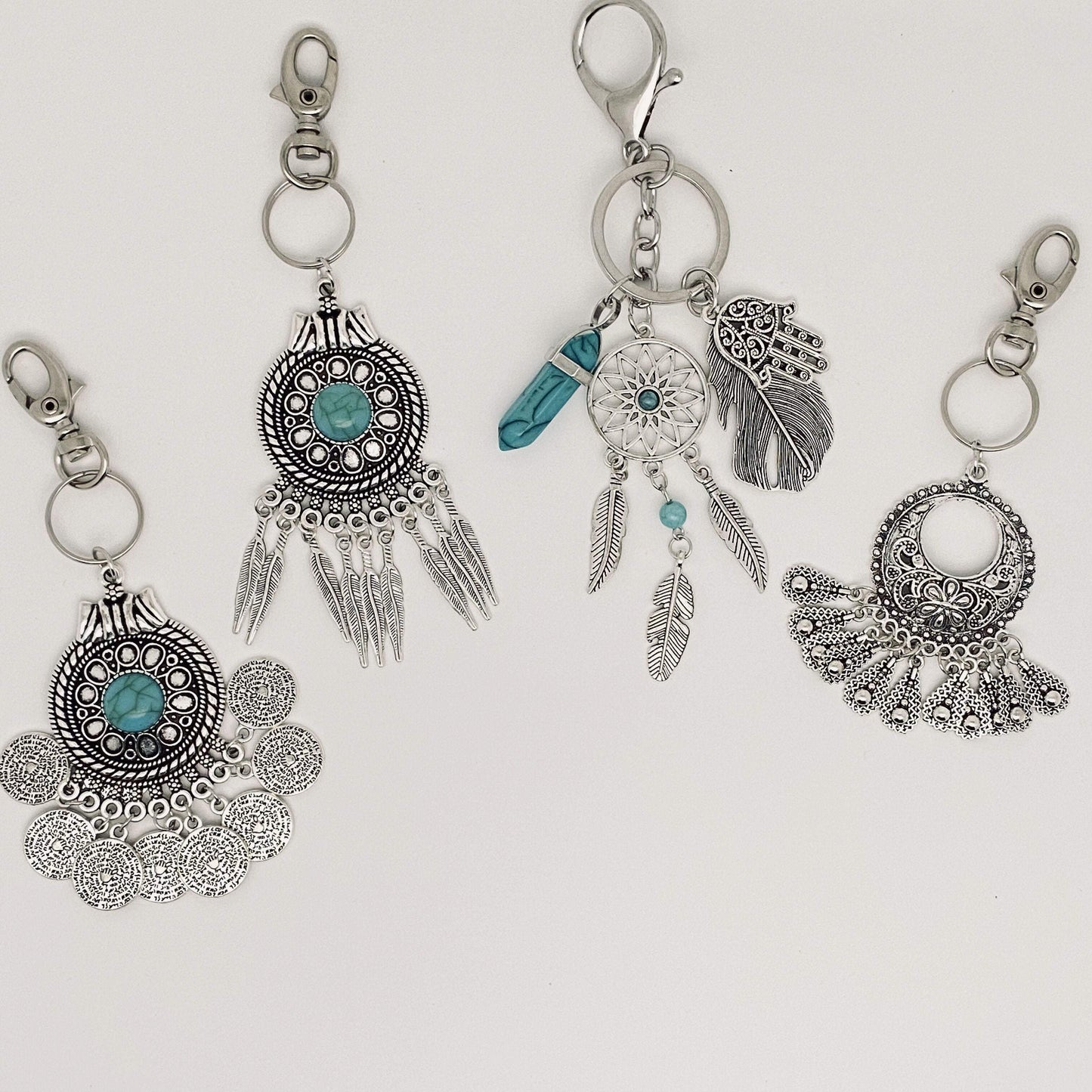 Multiple Styles Bohemian Tassel Keychain