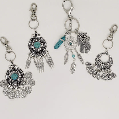 Multiple Styles Bohemian Tassel Keychain