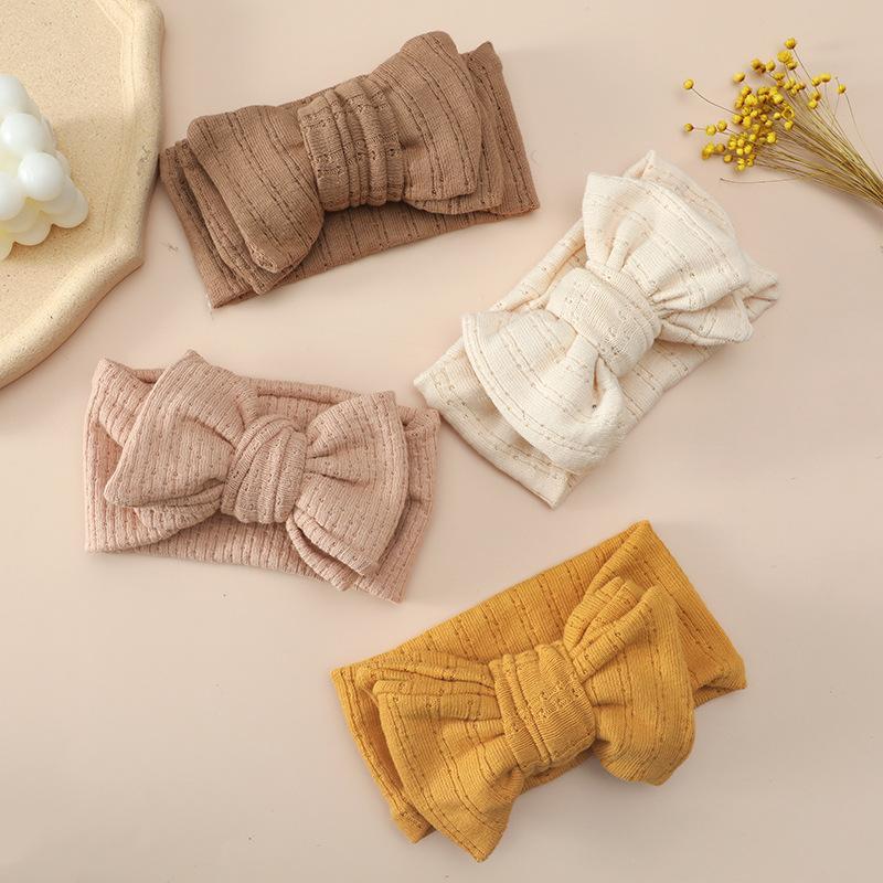 Children's DIY Double Bow Knit Headband
