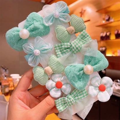 Bow Hairpin Fabric Flower Children's Hair Accessories