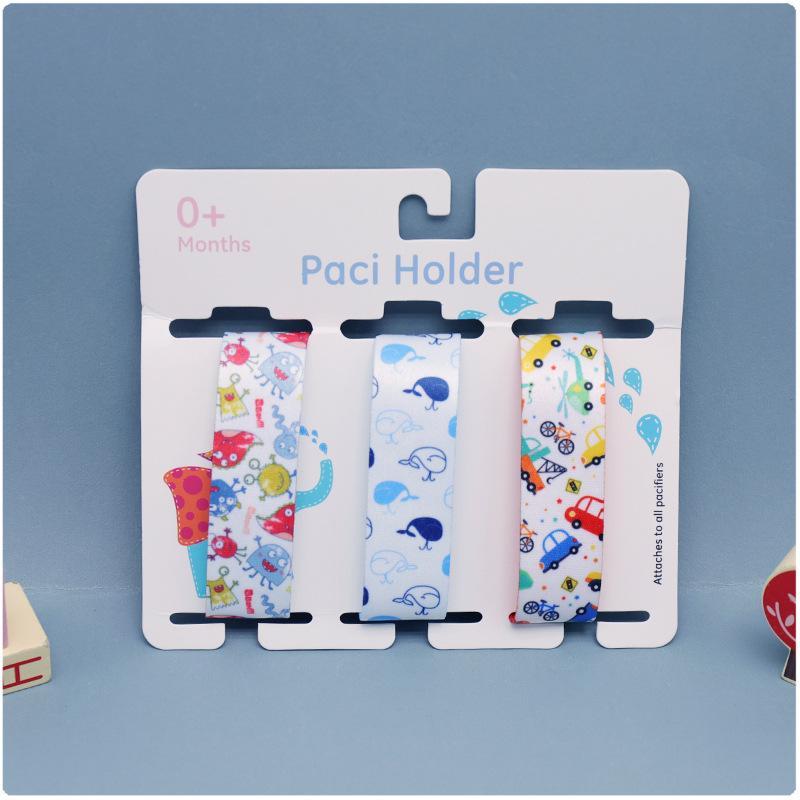 3pcs/set Colorful Baby Nipple Anti-dropping Pacifier Clip