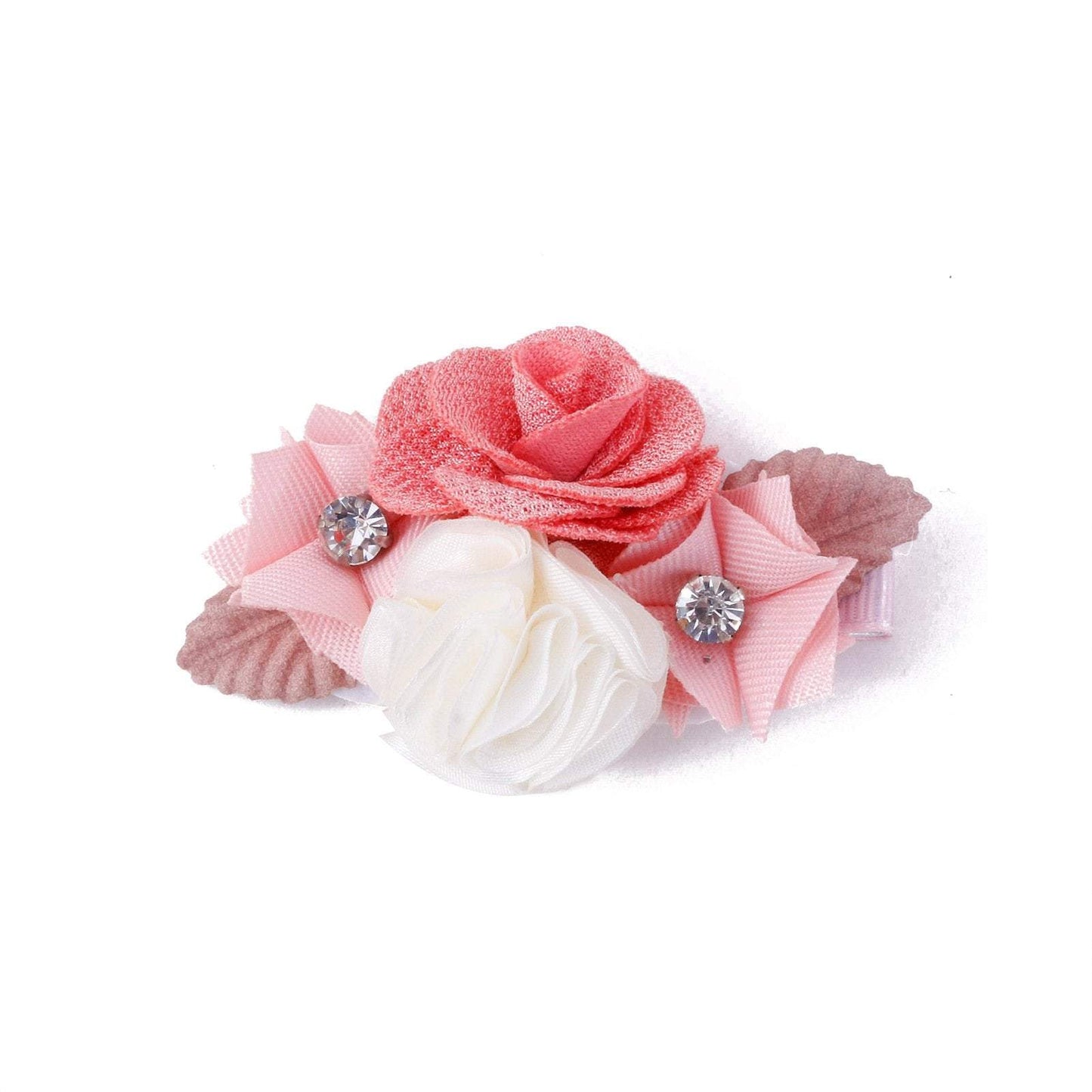 Pink Simulation Headflower Hair Accessories