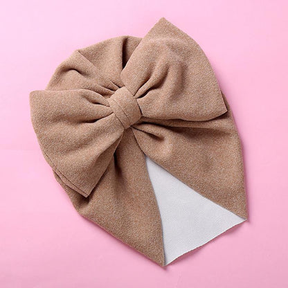 Children's Double Bow Cashmere Hat