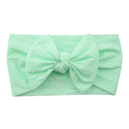 Children's Hair Accessories Nylon Bow Hair Band