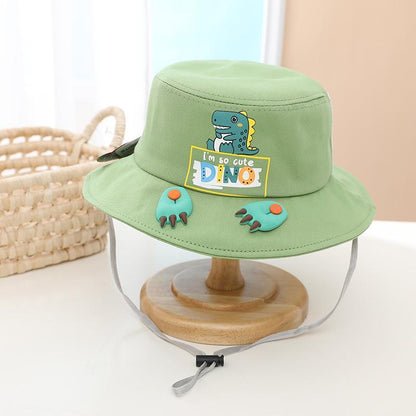Children's Dinosaur Foot Sunshade Mesh Hat