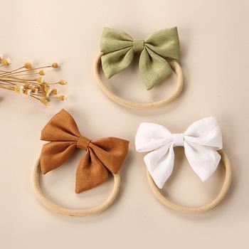 Baby Saliva Towel Nylon Headband Set